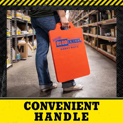 High Visibility Foam Kneeling Pad, 14" x 21", Extra Thick | Heavy-duty anti-fatigue foam, High-visibility orange, Safety, Aircraft maintenance, Construction, Garden use