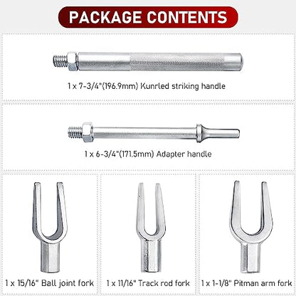 ATP Ball Joint Tie Rod and Pitman Arm 5 Piece Tool Kit Separator for Cars and Light Trucks