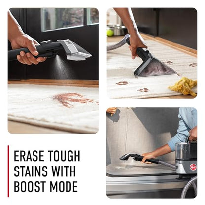 Hoover ONEPWR CleanSlate Cordless Portable Carpet + Upholstery Spot Cleaner Machine, Powerful Suction, Versatile Tools, Car and Auto Detailer, Pair with Hoover Spot & Upholstery Cleaner Solution - style: CleanSlate Cordless