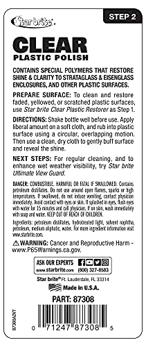 Star Brite Clear Plastic Restorer - style: Step 2 Clear Plastic Polish