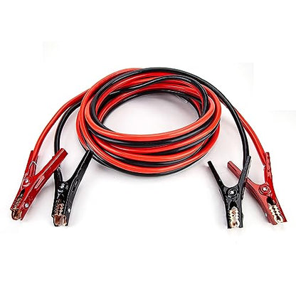 Justin Case Super Heavy-Duty Jumper Cables for Car, Includes 1 Gauge Wire Conductor 25' Car Jumper Cables & 365 Days of Roadside Assistance - size: 25ft 1ga