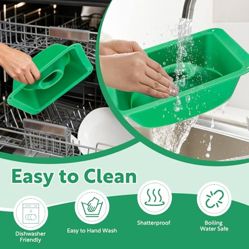Extra Large Silicone Collapsible Funnel Compatible with Harvest Right Freeze Dryer, Wide Mouth Funnel with Stand Fits All Size Dryer Trays for Mason Jar & Mylar Bags Freeze Dryer Accessories