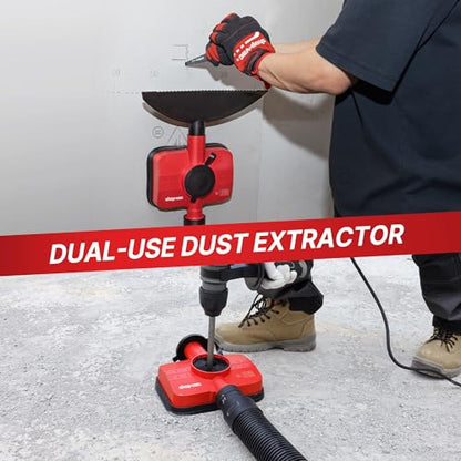 Shop-Vac Dust Collection Attachment, 2-in-1 Vacuum Dust Collection Attachment for Drilling, Fits 4 Hose Sizes (1-1/4", 1-1/2", 1-7/8", 2-1/2")