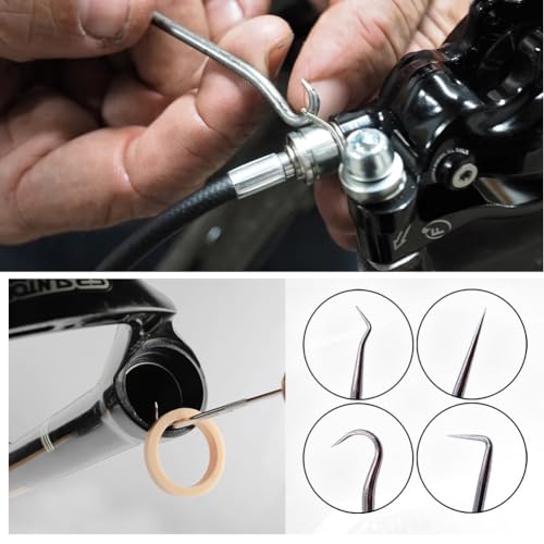 Precision Pick and Hook Set, Automotive Pick Tool Set for Car Auto Oil Seal O Ring Seal Gasket Pick Mini Hooks Puller Remover Perfect for Electronic Tools Extended Tool Life