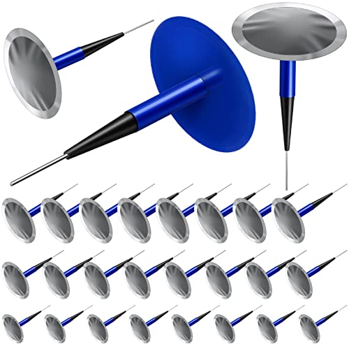 Frienda 24 Pcs Tire Repair Patch Plug 1/6" x 1 3/8", 1/4" x 1 3/4" and 3/8" x 2 3/8" Dipped Stem Rubber Tire Repair Patch Mushroom Plug Kit Rubber for Vehicle Car Motorcycle Bicycle Truck Bus - size: 1/6" x 1 3/8", 1/4" x 1 3/4" and 3/8" x 2 3/8"