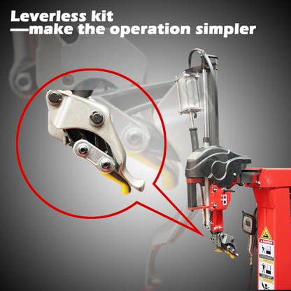 XK-987V Heavy Duty Tire Changer Machine with Bead Blaster | 110V Wheel Changer for Truck, SUV and Van Rims 12-30 inches | 18-Month Parts Replacement