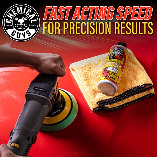 Chemical Guys P4 Precision Paint Perfection Polish - Scratch Remover & Swirl Remover for Cars, Trucks, Motorcycles, & SUVs, Fixes Paint Imperfections & Towel Marks, Restores Gloss & Clarity, 16 oz - style: P4 Perfection Polish