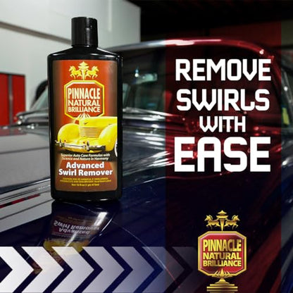 Pinnacle Advanced Swirl Remover | High-Performance Polish for Swirl & Scratch Removal | Restores Depth, Clarity & Shine on Clear Coats & Painted Surfaces | Easy Application | PIN-220 | 16oz