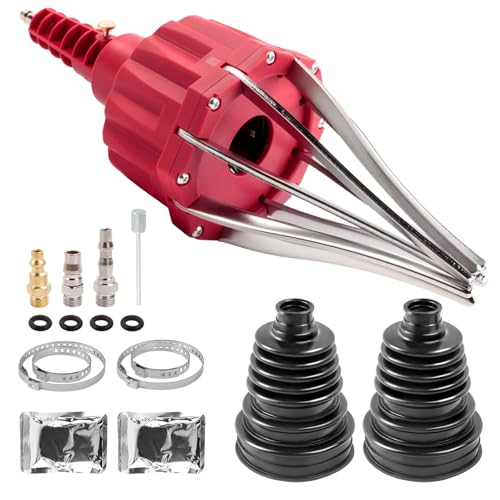 Pneumatic CV Joint Boot with 2 Sets CV Joint Boot Repair Kits | Fit 1.02-1.34in Axle Shaft for Cars, Trucks, SUVs, Most Vehicle Models Expander Installation Tool - size: 1x Installation Expander+2x CV Boots