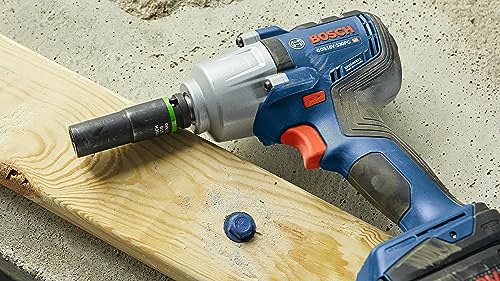 BOSCH GDS18V-330PCN 18V Brushless 1/2 In. Mid-Torque Impact Wrench with Pin Detent (Bare Tool) - style: Tool Only w/ Pin Detent