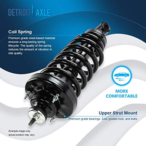 Detroit Axle - 2 Rear Struts for 2006-2010 Ford Explorer Mercury Mountaineer, Complete Struts & Spring Assembly 2007 2008 2009 Replacement Quick Install Ready Struts Shocks - size: 171125 x2/PAIR