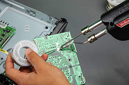 Weller 260 Watt & 200W Professional Soldering Gun Kit with Three Tips and Solder in Carrying Case | D550PK, (Pack of 2) - size: 6 piece (Pack of 2)
