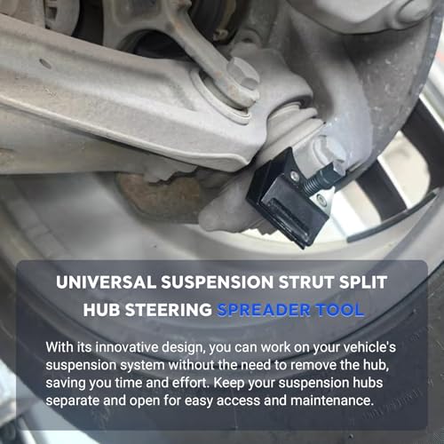 DarkWish Universal Suspension Strut Spreader Tool(2pcs)–Durable Double-Ended Steel Design for Pinch Bolt Style Hub Suspension Systems;Ideal for Macpherson,Multi-Link,and Double Wishbone Suspensions