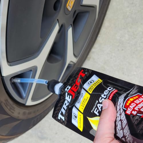 TireJect Full-Size Truck/SUV Instant Tire Repair Sealant Kit (2-Pack with Injector) - Seal Punctures & Bead Leaks - size: Full-size Truck, SUV (2-pack)