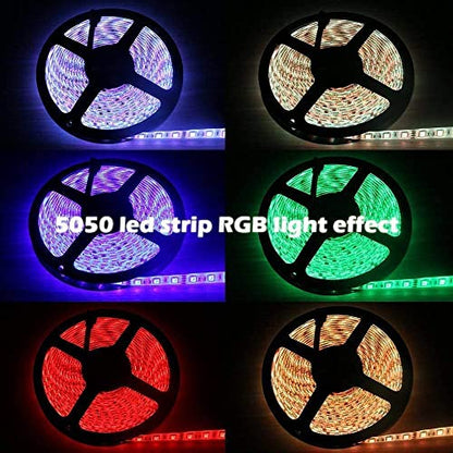44 Key RGB LED Strip Lights IR Remote Controller with Wireless Rectifier Control Box and DC 12V 3A Power Supply Plug Adapter for 2835 3528 5050 LED Strip Lights Flexible Tape Lighting