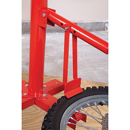 MOTOOS Manual Portable Hand Tire Changer Bead Breaker Tool Mounting Home Shop Auto 8" to 16", Red