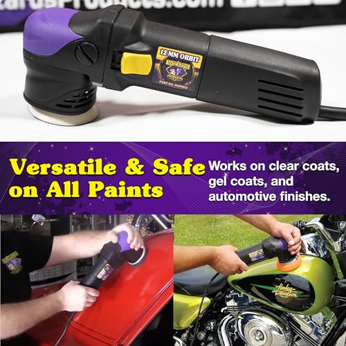 Wizards Buffing Kits DA Mini Polisher Scratch and Swirl Remover Tool Set - 9 Piece Car Buffers and Polishers Kit - color: Da Mini Polisher Scratch/Swirl Remover Kit (9 Pc)