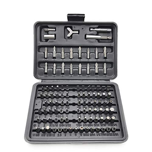 100 - Pcs 1/4 Torx Hex Torq Security Bit Set Tamper Proof Case Screwdriver - size: 100 Piece set