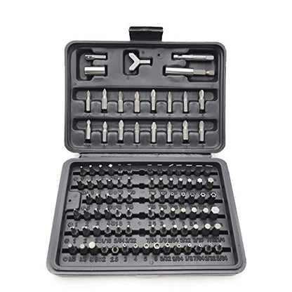 100 - Pcs 1/4 Torx Hex Torq Security Bit Set Tamper Proof Case Screwdriver - size: 100 Piece set
