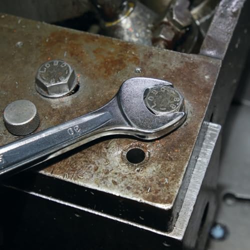 Beta 42 Series 14-piece Metric Combination Wrench Set, 6mm-24mm | Made in Italy|15° Offset Open and Box End|12-Point Box End|Chrome Nickel-Plated Steel|Automotive, Industrial, Professional