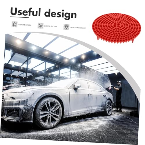 ABOOFAN 1Pair Car Wash Bucket Filter Screen Car Guard Insert for Dirt Capture Prevent Scratches Easy to Use with Any Bucket for Vehicle Cleaning
