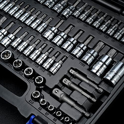 EPAuto Torx Bit Socket and External Torx Socket Set 63-Piece Set - size: Torx Bit- 63 Pieces