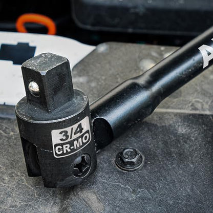 3/4” Drive 41 Inch Breaker Bar, Heavy Duty Head, Premium Chromium-Molybdenum Steel, Laser Etched Marking, for Vehicle Maintenance and Repair, DIY Processing Manufacturing - size: 3/4" 41-inch