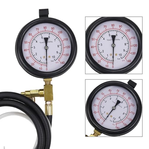 Pro Master Fuel Injection Pressure Tester Kit - Perform Fuel Pressure Testing, Diagnose Weak Fuel Pumps, Test Fuel Flow, and Leak-Down - Works on Vehicles 1997 and Newer