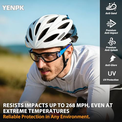 Safety Glasses for Men and Women, Anti-Fog UV Protection, Clear Lens Eye Protection Glasses Impact Resistant - color: 12pack-clear