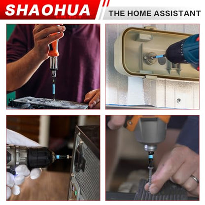 10PCS Square Drive Bits, S2 Alloy Steel Screwdriver Set,2.36"&0.98"Long Magnetic Square Head Screwdriver, Robertson Driver Bits Sizes #0, 1, 2, 3, and #4 - style: A. Square Screwdriver Bits