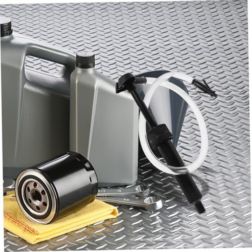 1Set Heavy Duty Automotive Fluid Transfer Pump Manual Siphon Hose for Brake Fluid Oil Changes and Use Versatile Kit with Attachments for Cars and Boats