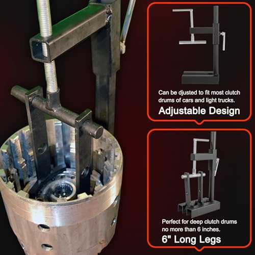 Bonbo T-0158 Universal Multifunctional Automatic Clutch Drum Spring Compressor Transmission Tool Heavy Duty Steel Alt T-0158-HD, Perfectly Compatible with Ford Chrysler GM - size: T-0158