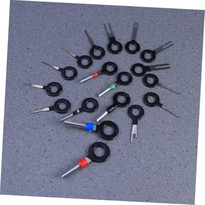2pcs 18 1 Automotive Pin Release Tool Set 18 in 1 Terminal Extractor for Harness Damage-Free Needle Removal for Circuit Board