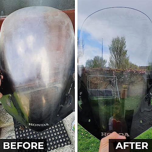 Glass Polish DIY Headlights Restoration and Polishing Kit – Permanent Headlight & Tail-Light Restoration, Restores As-New Condition and Guards Against Future Damage - GP31016
