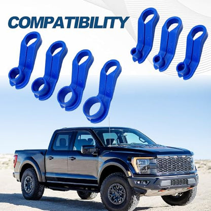 7PCS AC Fuel Line Disconnect Tool Set 1/4 5/16 3/8 1/2 5/8 3/4 7/8 Inch 7PCS Fuel Line Removal Release Tool Compatible with Fd/GM Quick Disconnect Kit