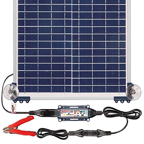 Optimate Solar Duo 20W Travel kit, TM522-D2TK, 6-Step 12V / 12.8V 1.6A Weatherproof Solar Battery Saving Charger & maintainer - style: OptiMATE Solar DUO 12V / 12.8V charge controller with 20W Solar Panel (Travel Kit)