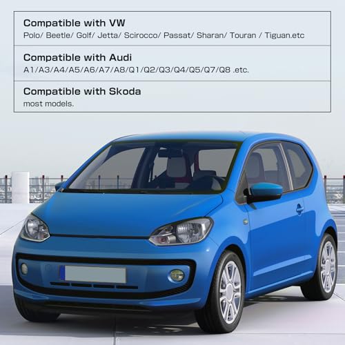 BHB 23Set Anti-Theft Wheel Lock Nut Removal Tool Compatible with VW & Audi & Skoda Including 1/2" Square Drive Adapter