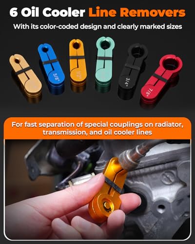 27 Piece Fuel Line Disconnect Tool Set | Fuel and AC Disconnect Pliers, Master Disconnect Tool Set, AC Line Disconnect Tool Set, Compatible with Ford Chevy GM