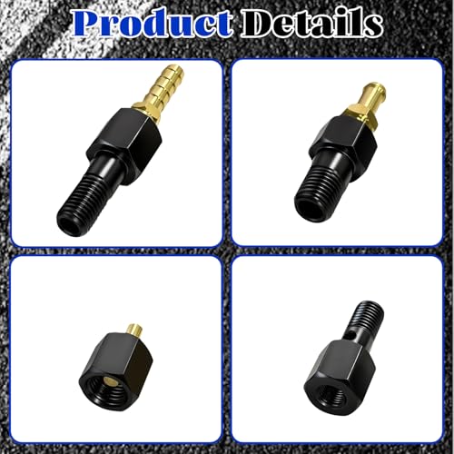 Fuel System Test Fitting Adapter Kit for 5.9L Cummins Diesel, High Pressure Leak Detection Tool Set Compatible with 9011 9012 9013 9014