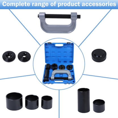 Ball Joint Removal Tool Kit,10PC Ball Joint Press Kit for Most 2WD 4WD Cars and Light Trucks(Blue) - color: Blue