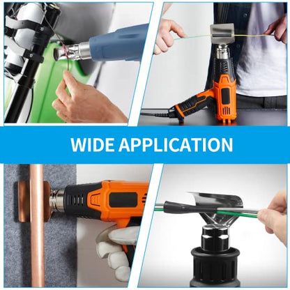 4 Pcs Heat Gun Nozzles Kit, Stainless Steel Reflector Nozzle Hot Air Gun Accessory for Hot Air Gun Soldering Station Nozzle Tool - size: Style 2 (4 pcs)