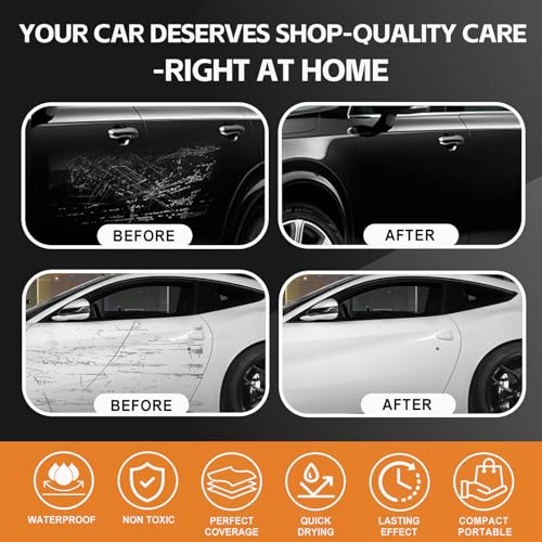2026 Upgraded Car Scratch Remover for Vehicles, Professional Car Paint Scratch Remover for Light Medium Scratches, Car Scratch Repair Kit Safe for All Paint Colors, Easy to Use Auto Detailing Polish