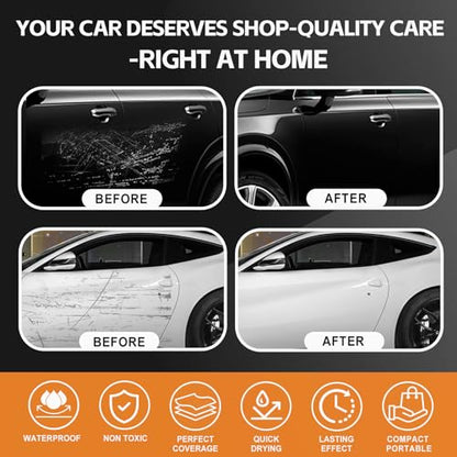 2026 Upgraded Car Scratch Remover for Vehicles, Professional Car Paint Scratch Remover for Light Medium Scratches, Car Scratch Repair Kit Safe for All Paint Colors, Easy to Use Auto Detailing Polish