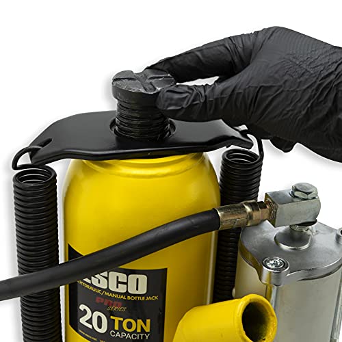 Pro Series 12 Ton Air Hydraulic Bottle Jack - style: 12 Ton Capacity