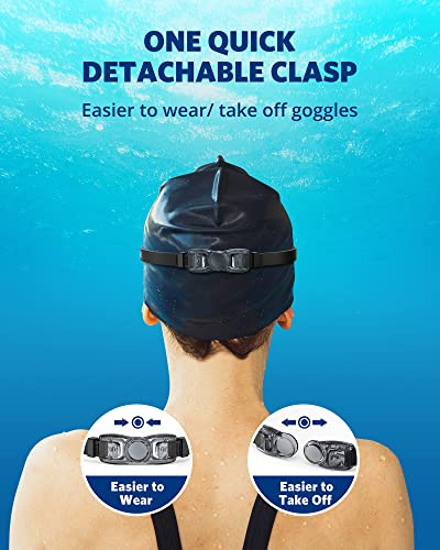 Aegend Swim Goggles, Swimming Goggles No Leaking Full Protect Adult Youth - color: Bright Orange