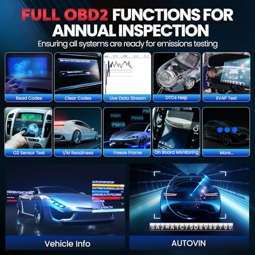 LAUNCH CRP129I V2.0 OBD2 Scanner, New Upgrade of CRP123 Diagnostic Tool for Car, ABS/SRS/AT/Engine Code Reader, 12 Reset Functions, FCA AutoAuth & Auto VIN, CANFD & DoIP, Lifetime Free Updates