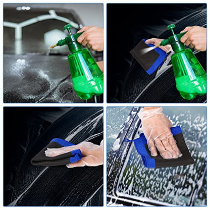 Ragnify Clay Towel Auto Detailing Scratch Free and Paint Safe fine Grade Clay Bar Cloth for Car Detailing, Polishing and Removing Paint Contaminants (Blue Mesh) - color: Blue Mesh