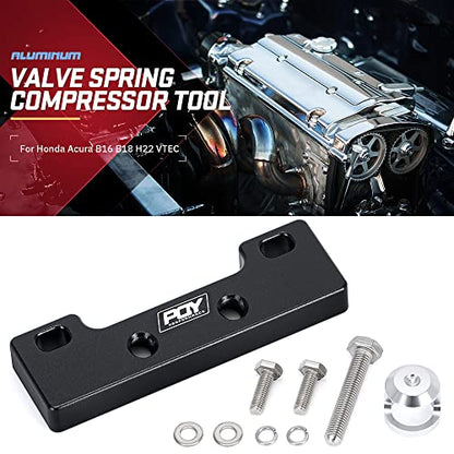 Valve Spring Compressor Tool Removal Tool Compatible with Honda Acura B16 B18 H22 VTEC Black - color: black