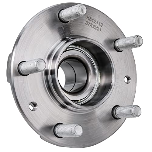 Detroit Axle - 2pc Rear Wheel Bearing and Hubs Assembly with 5-Lug for Ford Probe 1993-1997 & Mazda MX-6 MX6 1993-1997, 626 1993-2002, Non-ABS - style: 512119 x2/Pair