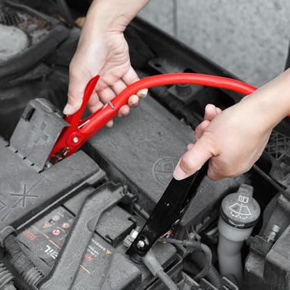 Justin Case Super Heavy-Duty Jumper Cables for Car, Includes 6 Gauge Wire Conductor 16' Car Jumper Cables & 365 Days of Roadside Assistance - size: 16ft 6ga